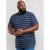 D555 Caspian T-shirt Navy - T-shirts - T-shirts Homem Tamanhos Grandes
