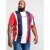 D555 Bancroft T-shirt Red/Navy - T-shirts - T-shirts Homem Tamanhos Grandes