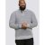 D555 Zane Sweater Grey - Sweatshirts & hoodies - Sweatshirt & Camisolas com Capuz tamanhos grandes