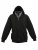 Lavecchia 109 Two-in-one Zipper Hoodie Black/Charcoal - Sweatshirts & hoodies - Sweatshirt & Camisolas com Capuz tamanhos grandes