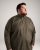Motley Denim Lisbon Long Sleeve Shirt Dark Khaki - Camisas - Camisas Homem Tamanhos Grandes