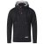 D555 Lorenzo Half zip Hoodie Black - Sweatshirts & hoodies - Sweatshirt & Camisolas com Capuz tamanhos grandes