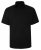 Kam Jeans 6283 Casual SS Herringbone Shirt Black - Camisas - Camisas Homem Tamanhos Grandes
