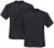 Adamo Marlon Comfort fit 2-pack T-shirt Charcoal - T-shirts - T-shirts Homem Tamanhos Grandes