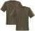 Adamo Marlon Comfort fit 2-pack T-shirt Khaki - T-shirts - T-shirts Homem Tamanhos Grandes