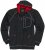 Adamo Michael Hoodie with Zipper Charcoal - Sweatshirts & hoodies - Sweatshirt & Camisolas com Capuz tamanhos grandes