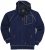 Adamo Michael Hoodie with Zipper Navy - Sweatshirts & hoodies - Sweatshirt & Camisolas com Capuz tamanhos grandes