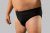 20 Nodi Stretch Cotton Briefs with Embroidered Side Label Black - Roupa Interior & natação - Roupa interior Homem Tamanhos Grandes