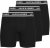 Jack & Jones Solid Boxer 3-Pack Black - Boxers - Boxers Homem Tamanhos Grandes