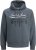 Jack & Jones 2 COL LOGO Hoodie Grey - Sweatshirts & hoodies - Sweatshirt & Camisolas com Capuz tamanhos grandes