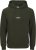 Jack & Jones Soho Hoodie Green - Sweatshirts & hoodies - Sweatshirt & Camisolas com Capuz tamanhos grandes