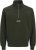 Jack & Jones Soho Sweatshirt with Zipper Green - Sweatshirts & hoodies - Sweatshirt & Camisolas com Capuz tamanhos grandes