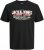 Jack & Jones Logo 2COL T-Shirt Black - T-shirts - T-shirts Homem Tamanhos Grandes