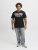 Jack & Jones Logo 2COL T-Shirt Black - T-shirts - T-shirts Homem Tamanhos Grandes
