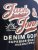 Jack & Jones Logo 2COL T-Shirt Blue - T-shirts - T-shirts Homem Tamanhos Grandes