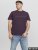 Jack & Jones STAR T-Shirt Purple - T-shirts - T-shirts Homem Tamanhos Grandes