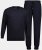 JP1880 Pyjamas Two-piece Long Sleeve and Long Trousers Navy - Roupa Interior & natação - Roupa interior Homem Tamanhos Grandes