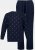 JP1880 Two-piece Pyjamas Long Sleeve and Long Trousers Navy - Roupa Interior & natação - Roupa interior Homem Tamanhos Grandes