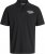 Jack & Jones Makoto Polo Short Sleeve Black - Pólos - Pólos Tamanhos Grandes Homem