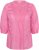 Kaffe Curve Karlia 3/4 Sleeve Blouse Pink - Blusas e Túnicas - 