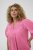 Kaffe Curve Karlia 3/4 Sleeve Blouse Pink - Blusas e Túnicas - 