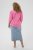 Kaffe Curve Karlia 3/4 Sleeve Blouse Pink - Blusas e Túnicas - 