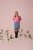 Kaffe Curve Karlia 3/4 Sleeve Blouse Pink - Blusas e Túnicas - 