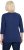 Ulla Popken Decorative Plant 3/4 Sleeve T-Shirt Ink Blue - T-shirts estampadas para mulher - 