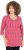 Ulla Popken Minimalist Ho Ho Ho Print 3/4 Sleeve Tee Salsa Red - T-shirts estampadas para mulher - 
