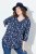 Ulla Popken Asymmetric Cowboy Boot Print Tee Dark Blue - T-shirts estampadas para mulher - T-shirts Estampadas para Mulher