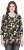 Ulla Popken Graphic Print 3/4 Sleeve Tee Black - T-shirts estampadas para mulher - 
