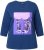 Ulla Popken Fashion Graphic T-Shirt Dark Blue - T-shirts estampadas para mulher - 