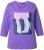 Ulla Popken Fashion Graphic T-Shirt Purple - T-shirts estampadas para mulher - 