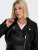 Only Carmakoma Emmy Biker Jacket Black - Casacos de couro - 