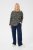 Kaffe Curve Mila Ami Blusa Preto/Turtledove - Blusas e Túnicas - 