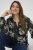 Kaffe Curve Kimmie Blouse Black Chalk Embroidery - Blusas - 