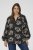 Kaffe Curve Kimmie Blouse Black Chalk Embroidery - Blusas - 
