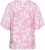 Kaffe Curve Marla Blouse Pink Frosting Chalk Leaf - Blusas - 