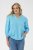 Kaffe Curve Thea Blouse Aquarius Blue - Blusas e Túnicas - 
