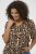 Kaffe Curve Ami Short Sleeve Blouse Printed Leopard - Blusas e Túnicas - 