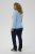 Kaffe Curve Jilanda V-Neck Pullover Blue - Pullovers e Malhas - 