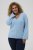 Kaffe Curve Jilanda V-Neck Pullover Blue - Pullovers e Malhas - 