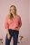 Kaffe Curve Jilanda V-Neck Pullover Red - Pullovers e Malhas - 