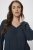 Kaffe Curve Ami Manga comprida Blusa Azul-marinho meia-noite - T-shirts - 
