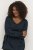 Kaffe Curve Ami Manga comprida Blusa Azul-marinho meia-noite - T-shirts - 