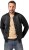 JP1880 College Jacket Scuba Fabric with Zipper Black - Casacos - Casacos Homem Tamanhos Grandes