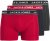 Jack & Jones Hector Solid Trunks 3-Pack Navy/Red/Grey - Boxers - Boxers Homem Tamanhos Grandes