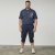 North Latitude 61150 Cargo Comfort Fit Capri Azul Marinho - Calções - Calções Homem Tamanhos Grandes