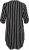 Kaffe Curve Milana Shirt Vestido Preto / Chalk risca - Vestidos - 