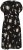 Kaffe Curve Jenna Vestido Preto/Brown Flower estampado - Vestidos - 